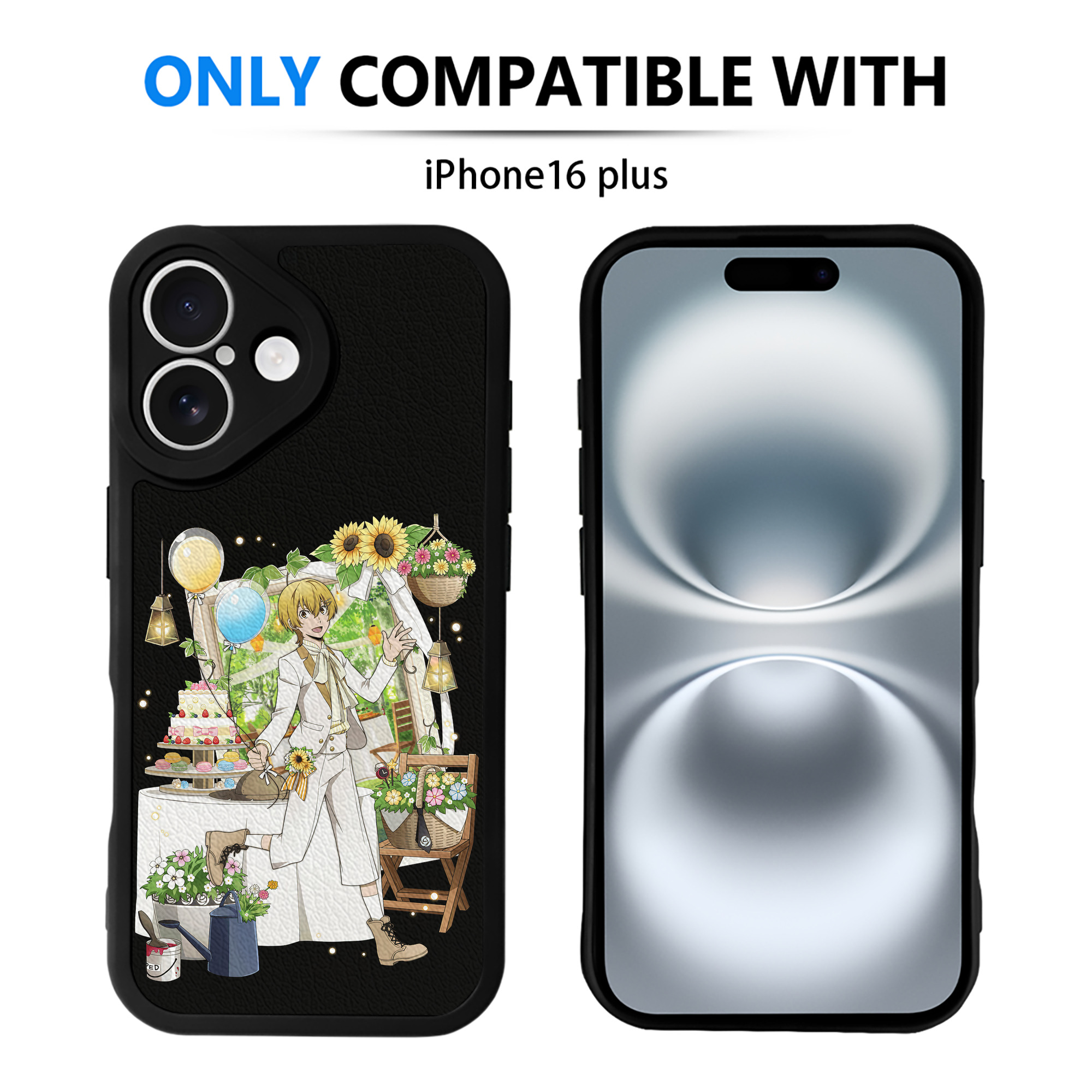 （画像用） 文豪ストレイドッグス Bungo Stray Dogs 【iPhone 16シリーズ対応】シリコンスマホケース（レザー調） 材質：シリコン